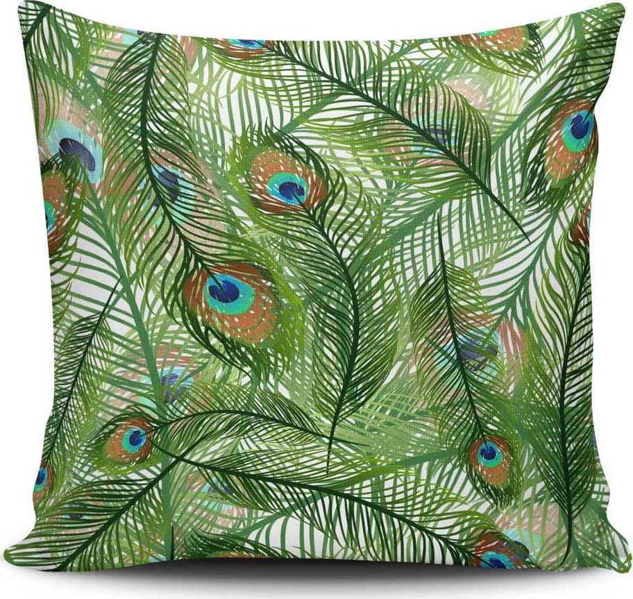 Povlak na polštář s příměsí bavlny Cushion Love Jungle