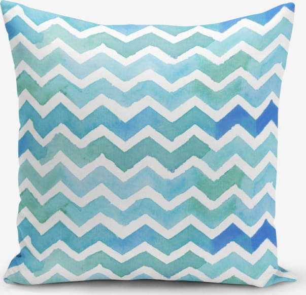 Povlak na polštář s příměsí bavlny Minimalist Cushion Covers ZigZag
