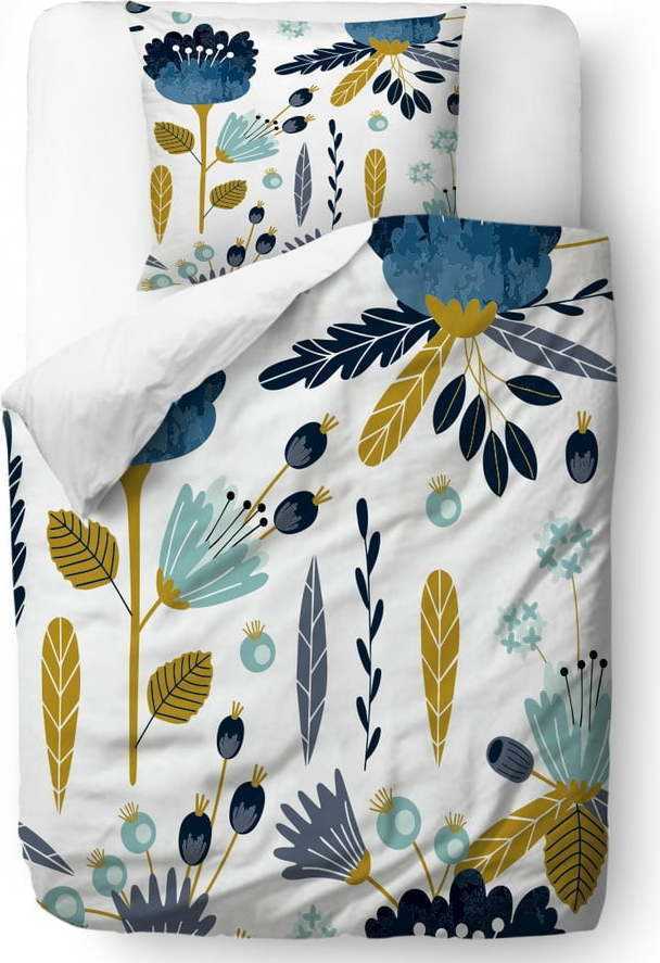 Povlečení z bavlněného saténu Butter Kings Cross the Flower