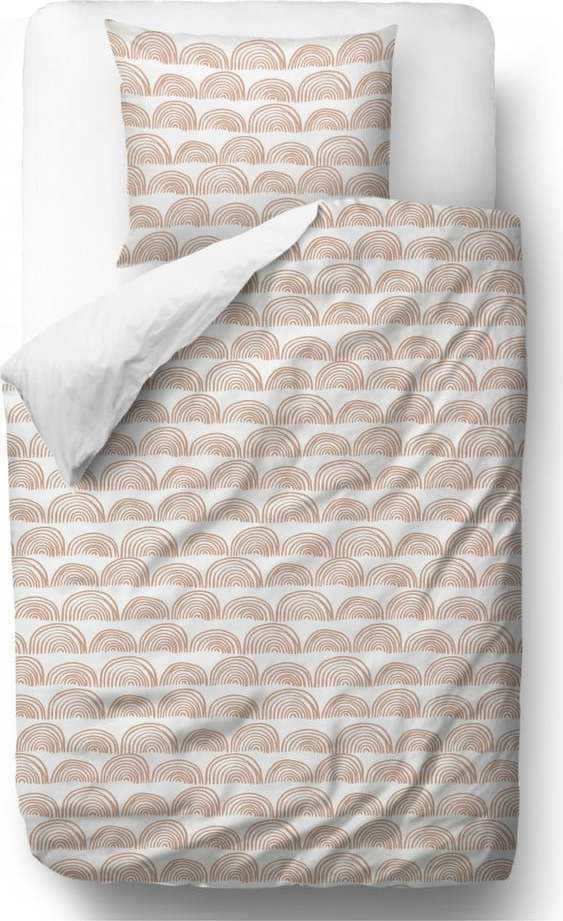 Povlečení z bavlněného saténu Butter Kings Doodle Rainbows
