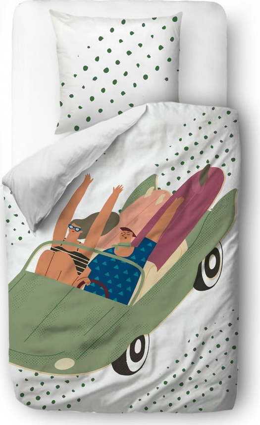 Povlečení z bavlněného saténu Butter Kings Lets Go