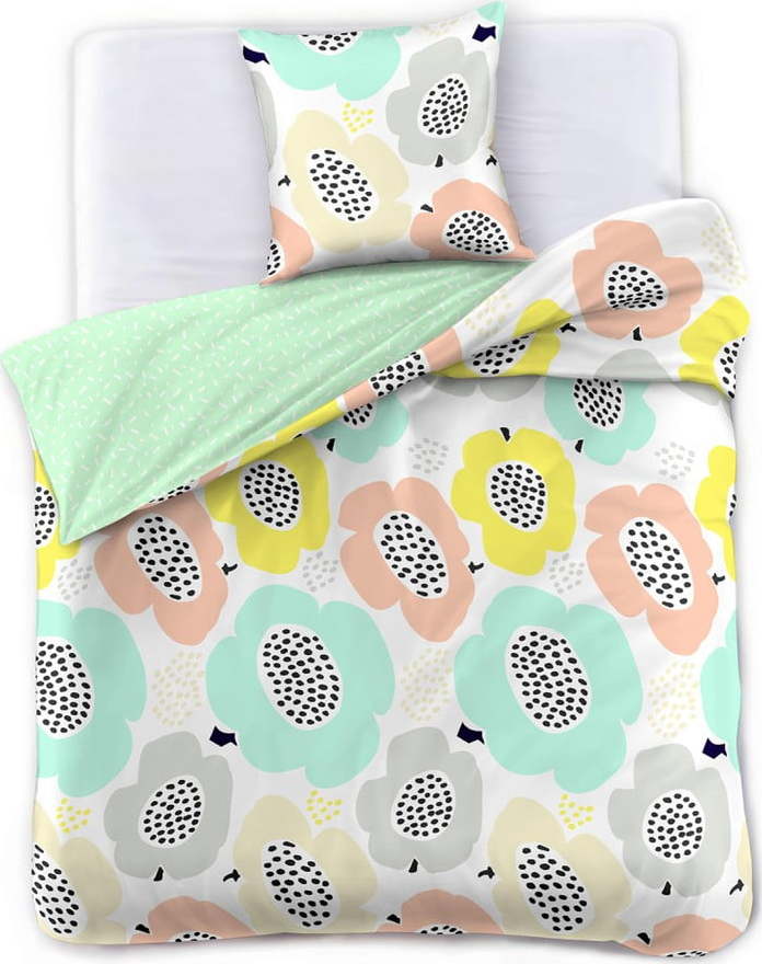 Povlečení z bavlněného saténu DecoKing Papavero