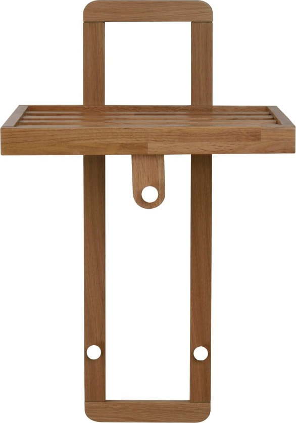Přírodní dubový věšák s poličkou Rowico Metro Rowico