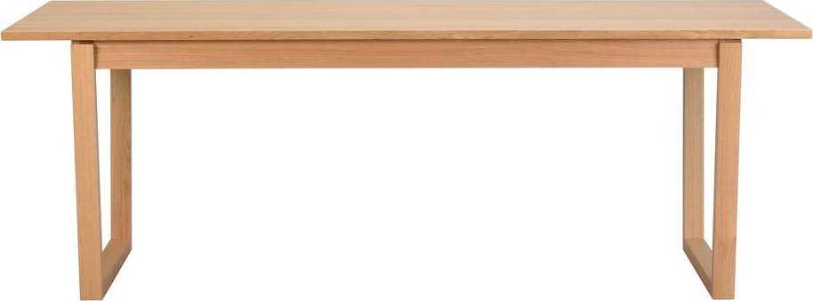 Přírodní jídelní stůl v dubovém dekoru Rowico Colonsay