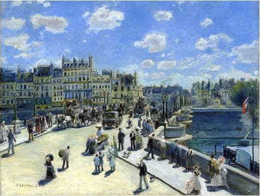 Reprodukce obrazu Auguste Renoir - Pont Neuf