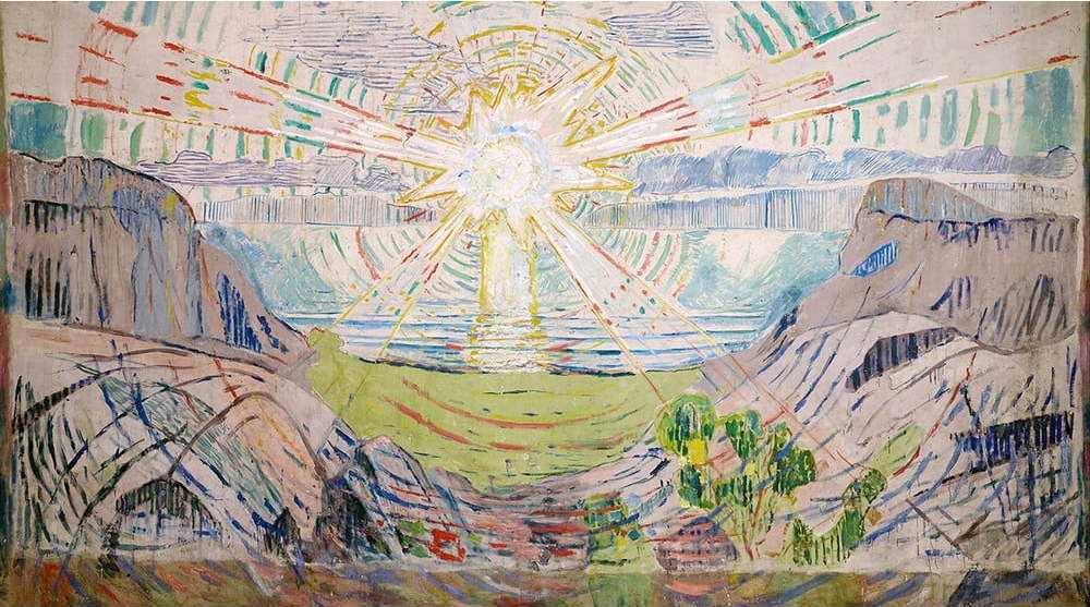 Reprodukce obrazu Edvard Munch - The Sun