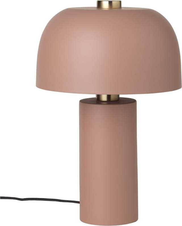 Růžová stolní lampa Cozy living Lulu