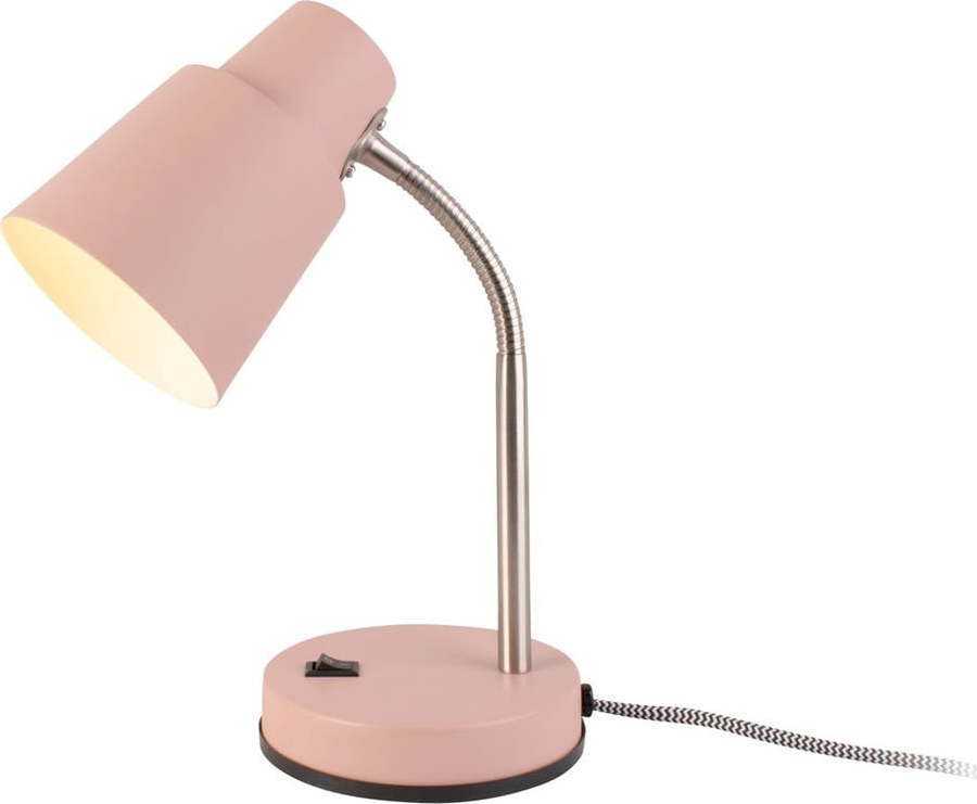 Růžová stolní lampa Leitmotiv Scope