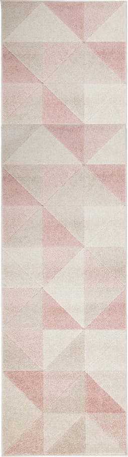 Růžový koberec Flair Rugs Urban Triangle