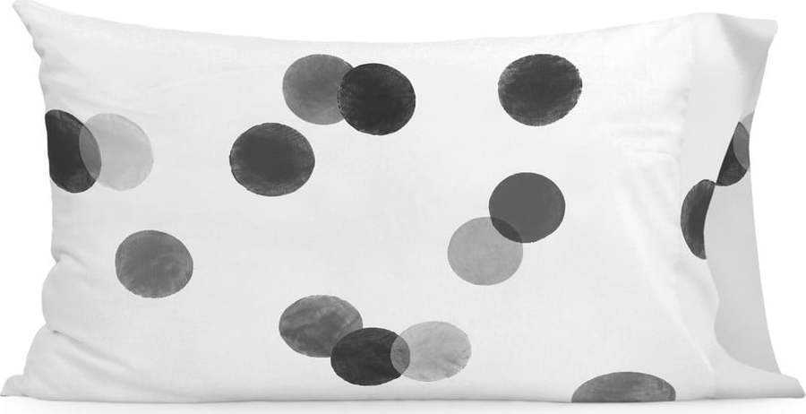 Sada 2 bavlněných povlaků na polštář Blanc Shine Confetti
