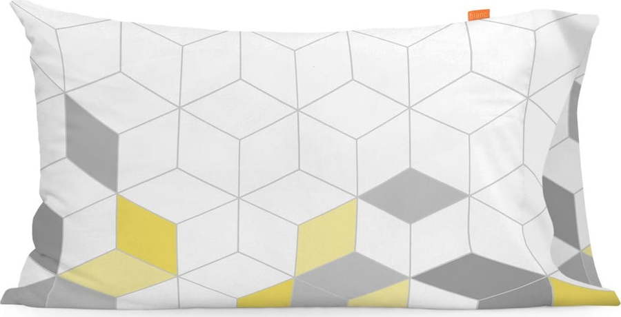 Sada 2 bavlněných povlaků na polštář Blanc Symmetry