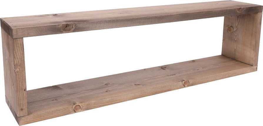 Sada 2 dřevěných polic Rectangle Evila Originals