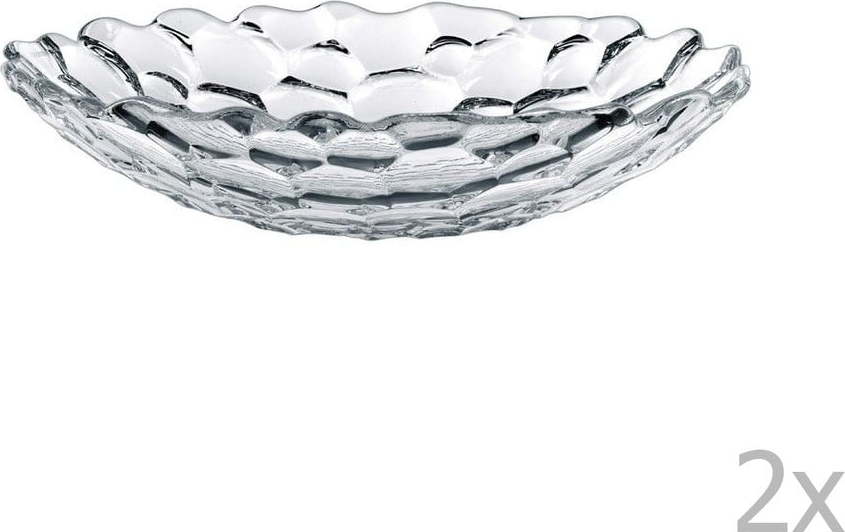 Sada 2 polévkových talířů z křišťálového skla Nachtmann Sphere