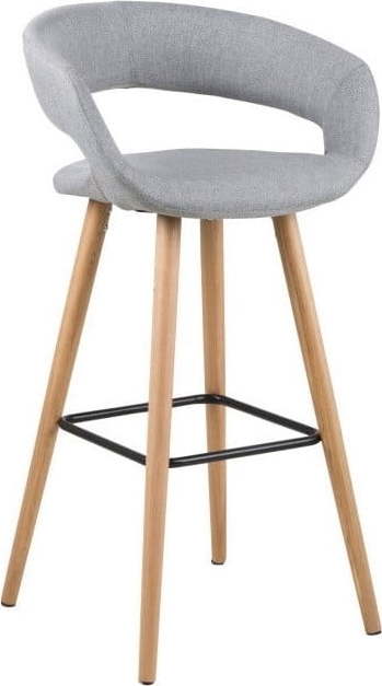 Sada 2 světle šedých barových židlí Actona Grace Actona