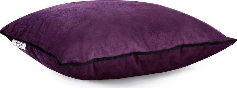 Sada 2 tmavě fialových povlaků na polštář AmeliaHome Piping