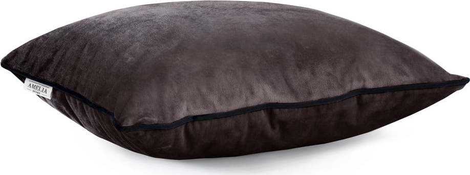 Sada 2 tmavě hnědých povlaků na polštář AmeliaHome Piping