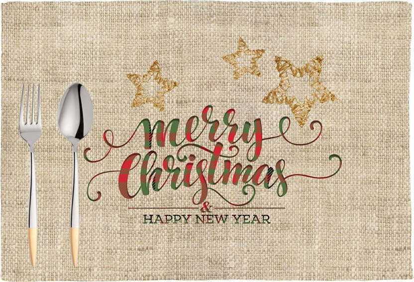 Sada 2 vánočních prostírání Mike & Co. NEW YORK Honey XMas