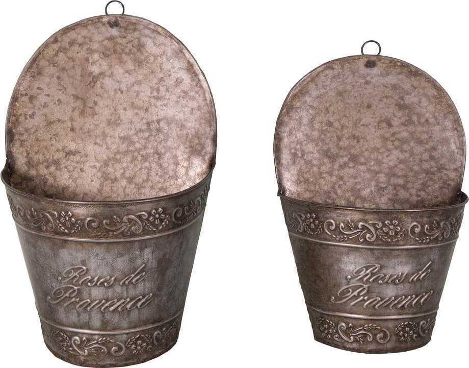 Sada 2 závěsných květináčů Antic Line Roses de Provence Antic Line