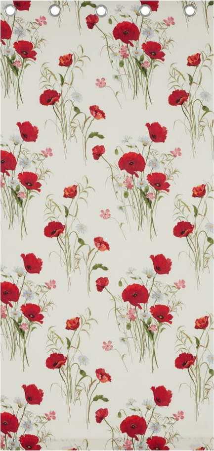 Sada 2 závěsů Catherine Lansfield Wild Poppies