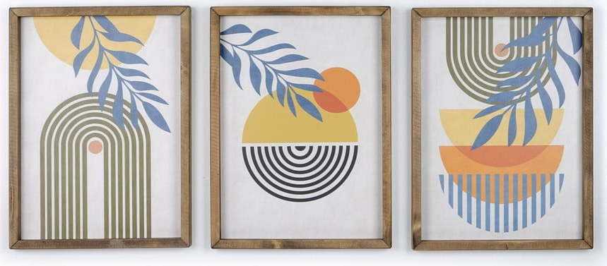 Sada 3 obrazů Kate Louise Summer