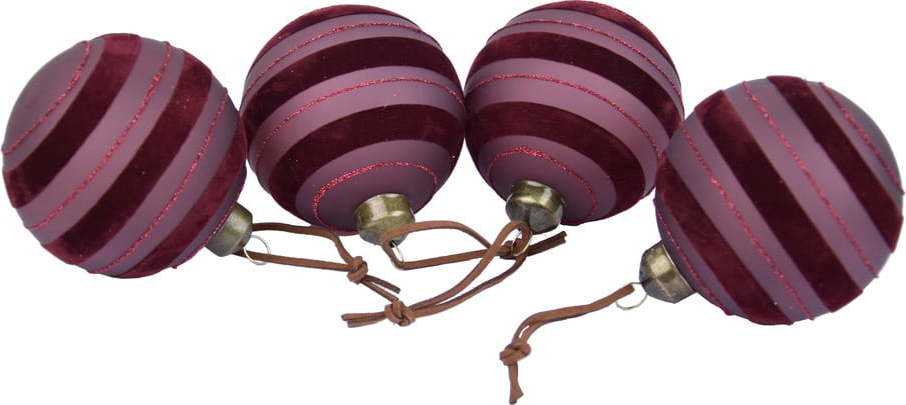 Sada 4 vánočních ozdob Ego Dekor Berry Ego Dekor