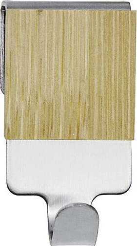 Sada 6 bambusových závěsných háčků Wenko Bamboo Premium WENKO