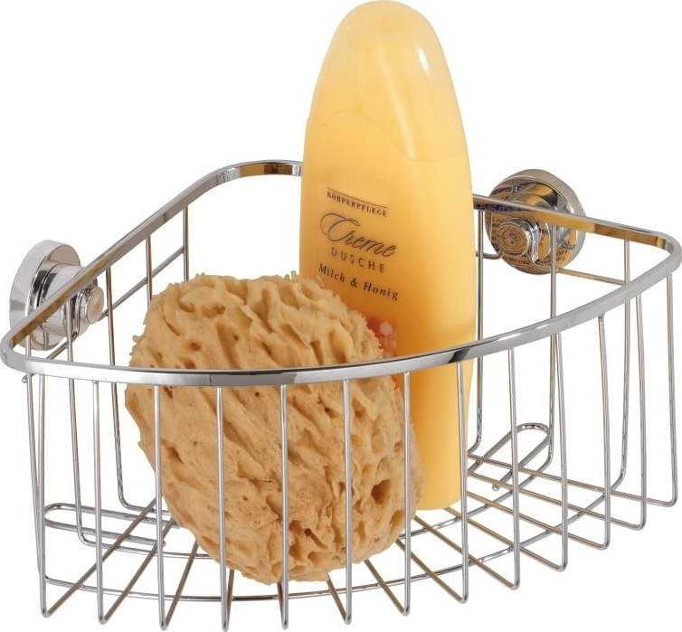 Samodržící rohová police na kosmetiku Wenko Power-Loc Bovino WENKO