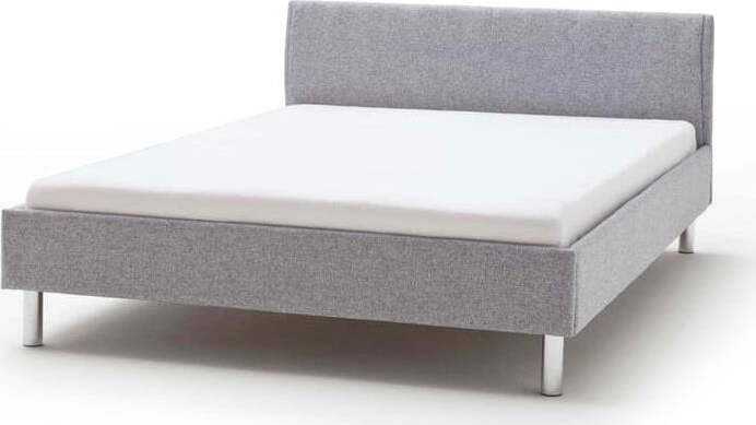 Šedá čalouněná dvoulůžková postel 140x200 cm Hip Hop - Meise Möbel Meise Möbel