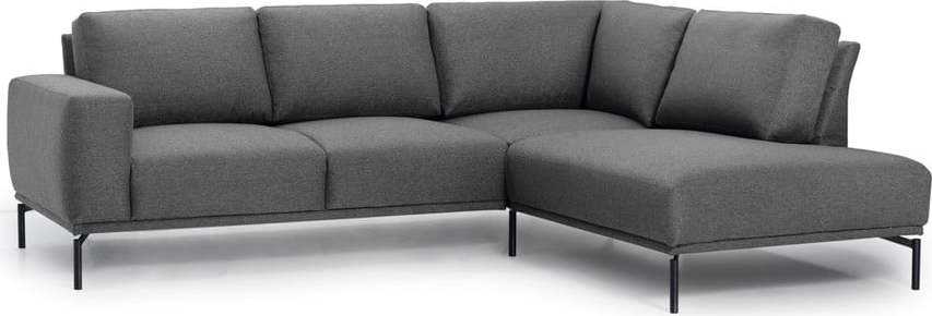 Šedá rohová pohovka Scandic Flow