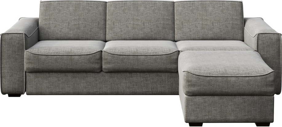 Šedá rozkládací rohová pohovka Mesonica Munro