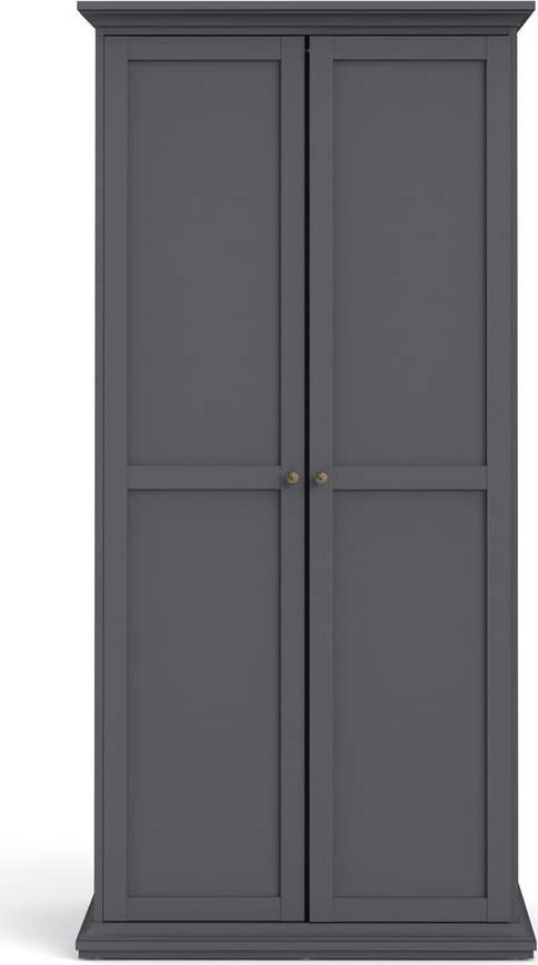 Šedá šatní skříň Tvilum Paris