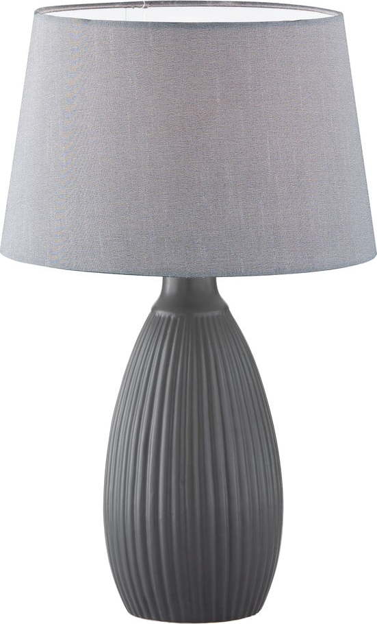 Šedá stolní lampa Fischer & Honsel Ames Fischer & Honsel