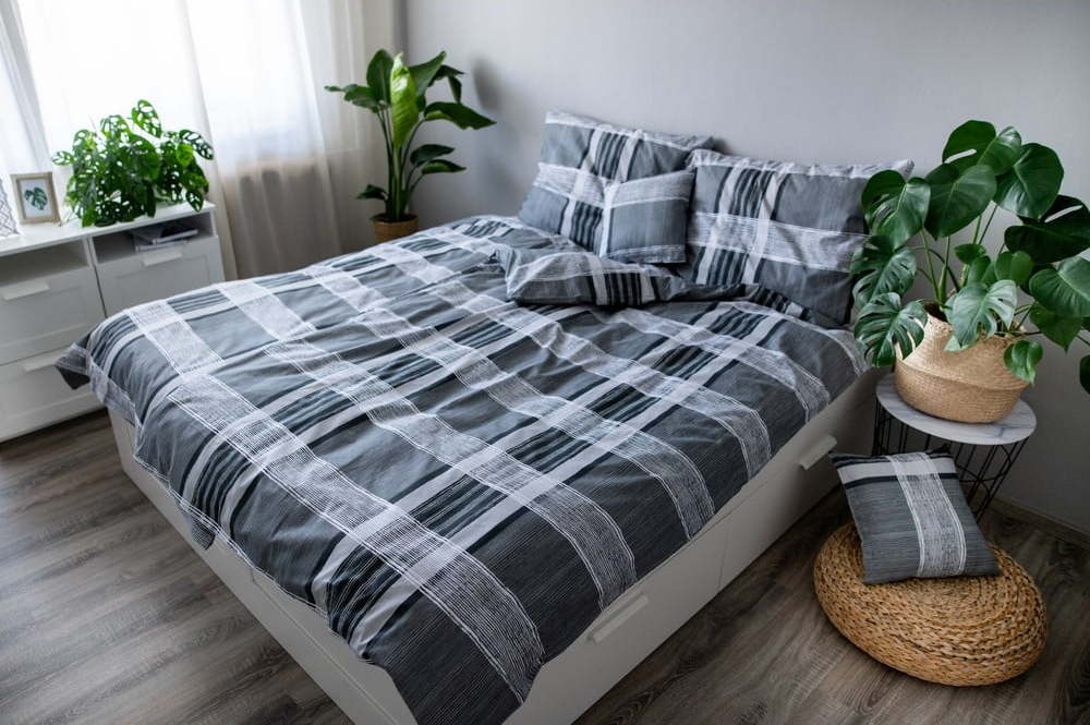 Šedé bavlněné povlečení Cotton House Ignacio