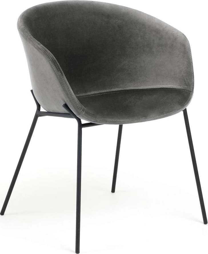 Šedé křeslo Kave Home Zadine Kave Home