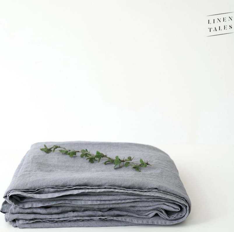 Šedé lněné prostěradlo 270x230 cm - Linen Tales Linen Tales