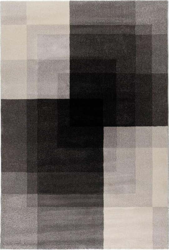 Šedo-černý koberec Flair Rugs Plaza