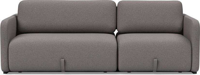 Šedo-hnědá rozkládací pohovka Innovation Vogan Innovation