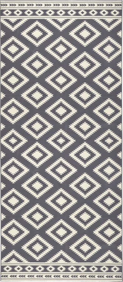 Šedo-krémový běhoun Hanse Home Gloria Ethno