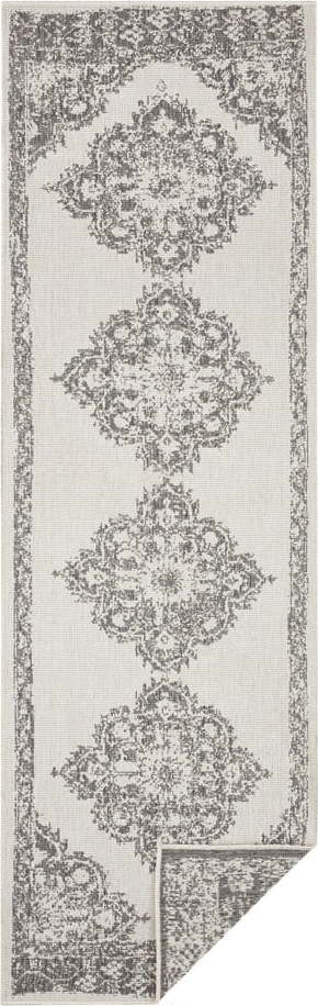 Šedo-krémový venkovní koberec NORTHRUGS Cofete