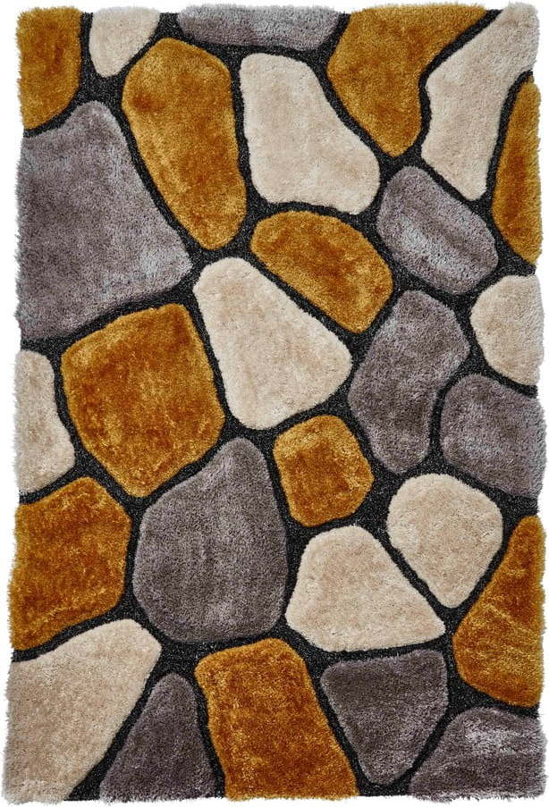 Šedo-žlutý koberec Think Rugs Noble House Rock