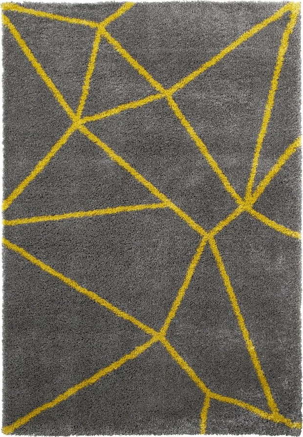 Šedo-žlutý koberec Think Rugs Royal Nomadic Grey & Yellow