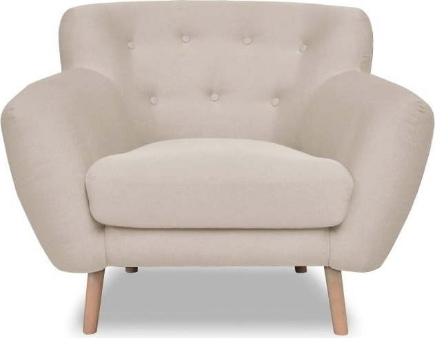 Šedobéžové křeslo Cosmopolitan design London Cosmopolitan design