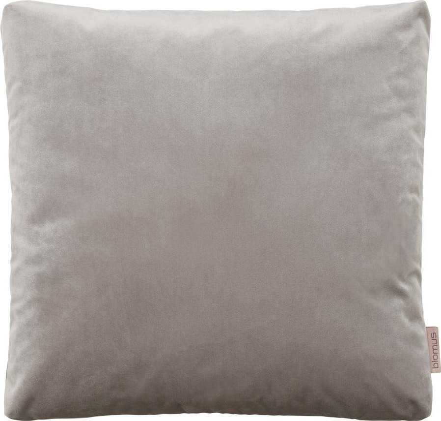 Šedohnedý povlak na polštář se sametovým efektem Blomus