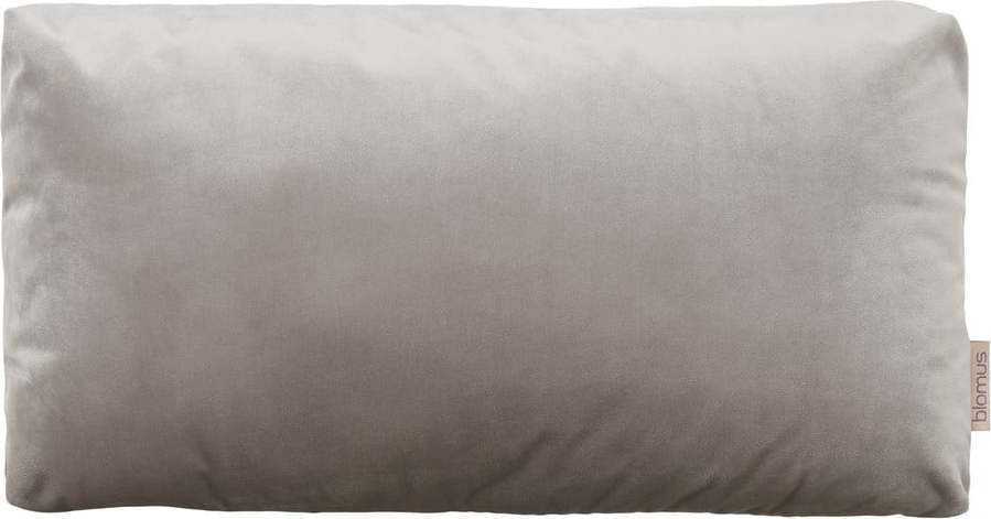 Šedohnědý povlak na polštář se sametovým efektem Blomus