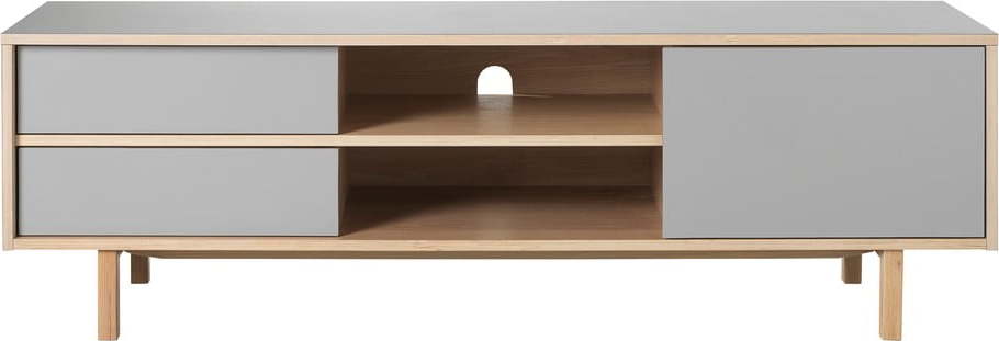 Šedý TV stolek Unique Furniture Bilbao Unique Furniture