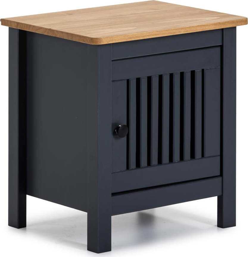 Šedý dřevěný noční stolek Marckeric Bruna Marckeric