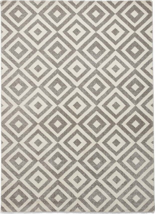 Šedý koberec Think Rugs Brooklyn Dice