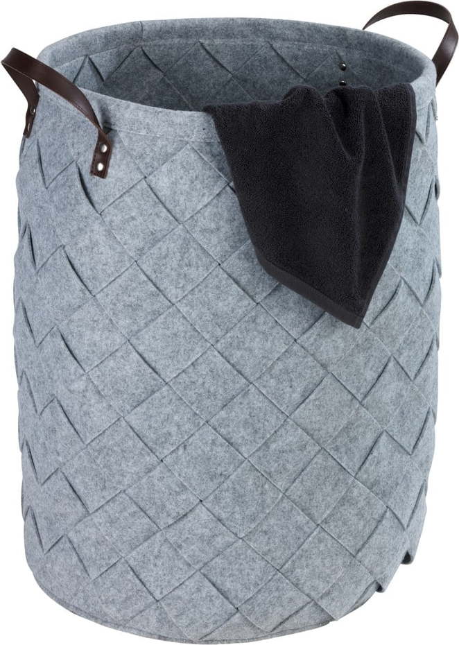 Šedý koš na prádlo Wenko Trovo