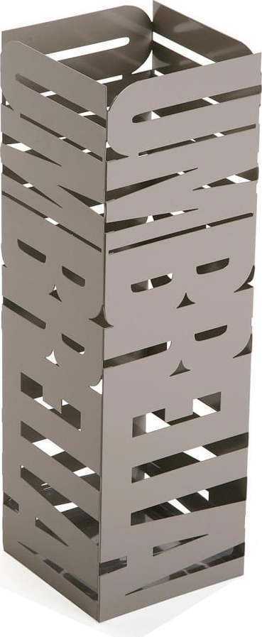 Šedý kovový stojan na deštníky Versa Unbrella