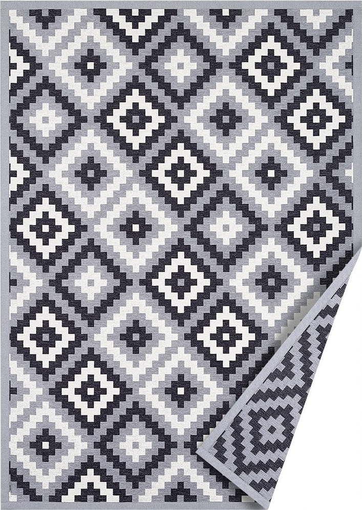 Šedý oboustranný koberec Narma Saka